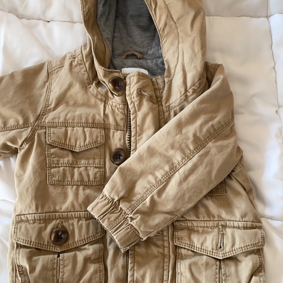 Boys Lined Khaki Jacket - Old Navy - Picture 3 of 3